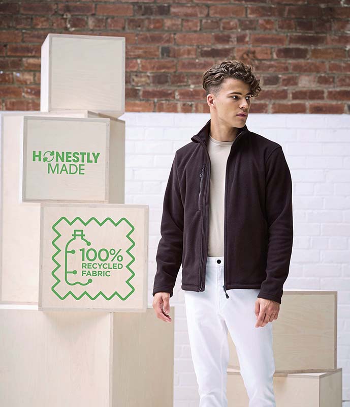 Epic Label Blousons Regatta Honestly Made Rg6180 Veste Polaire Entièrement Zippée Recyclée Honestly Made