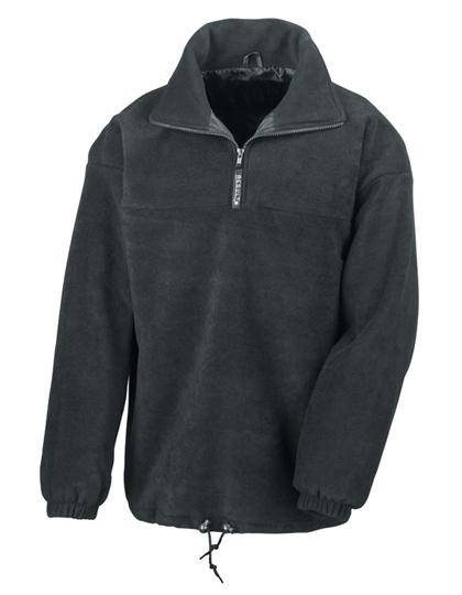 Epic Label Blousons Result R017X 1/4 Zip Fully Lined Polaire Top