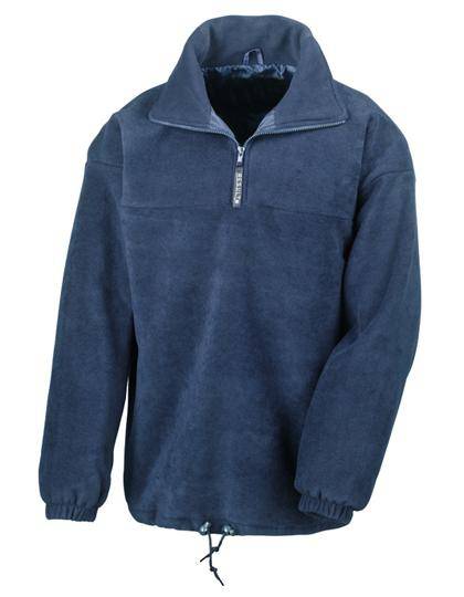 Epic Label Blousons Result R017X 1/4 Zip Fully Lined Polaire Top