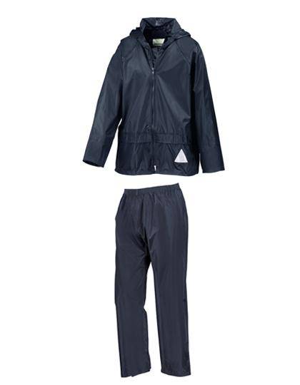Epic Label Blousons Result R095J Junior Waterproof Jacket & Trouser Set