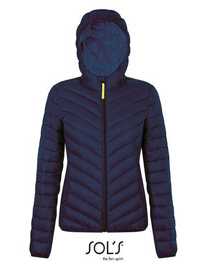 Epic Label Blousons Sol´S 01621 Doudoune Light À Capuche Pour Femme