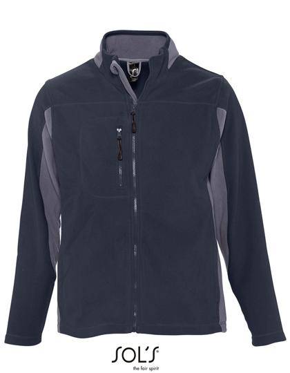 Epic Label Blousons Sol´S 55500 Veste Polaire Bicolore Zippée Homme