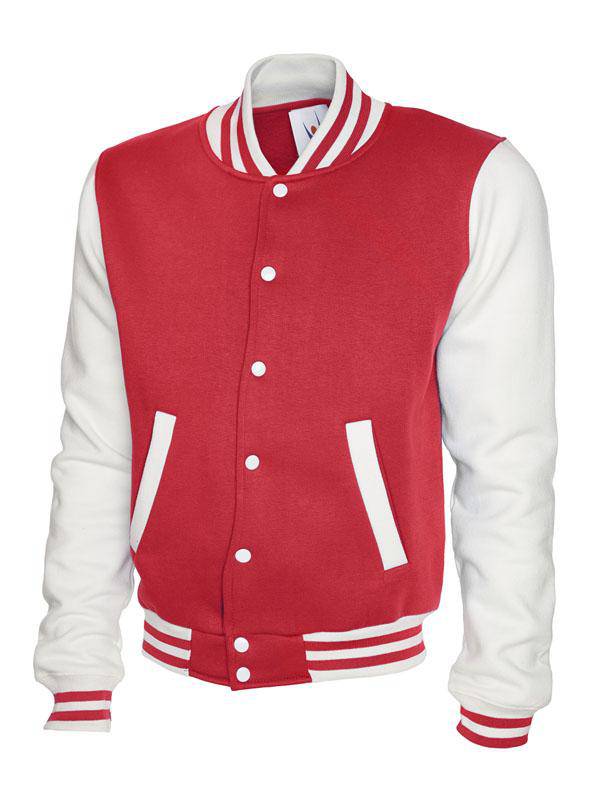 Epic Label Blousons Uneek Clothing UC525 Mens Varsity Jacket	 Mixte