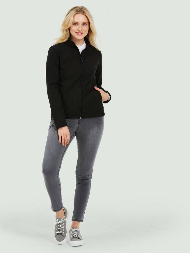 Epic Label Blousons Uneek Clothing UC613 Ladies Classic Full Zip Soft Shell Jacket Mixte