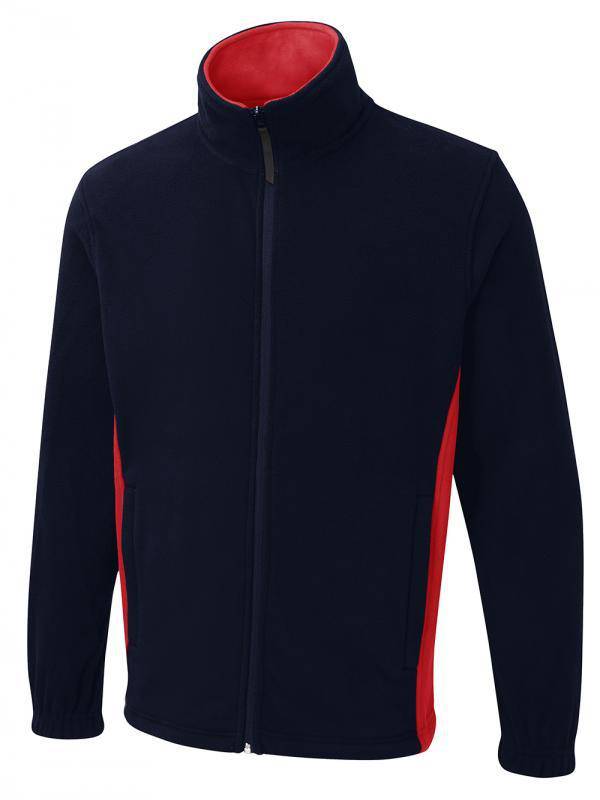 Epic Label Blousons Uneek Clothing UC617 Two Tone Full Zip Fleece Jacket Mixte