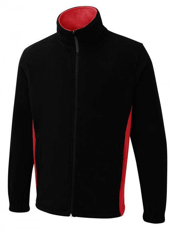 Epic Label Blousons Uneek Clothing UC617 Two Tone Full Zip Fleece Jacket Mixte