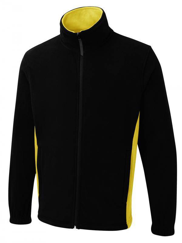 Epic Label Blousons Uneek Clothing UC617 Two Tone Full Zip Fleece Jacket Mixte