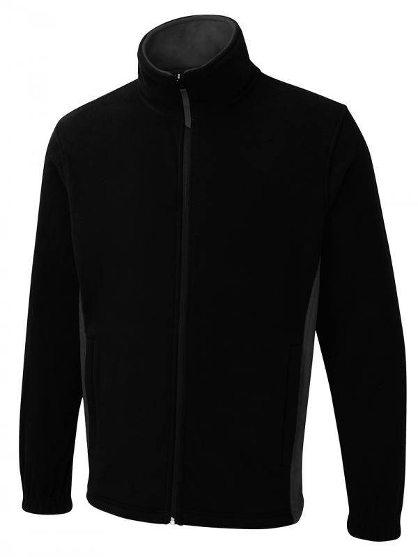 Epic Label Blousons Uneek Clothing UC617 Two Tone Full Zip Fleece Jacket Mixte