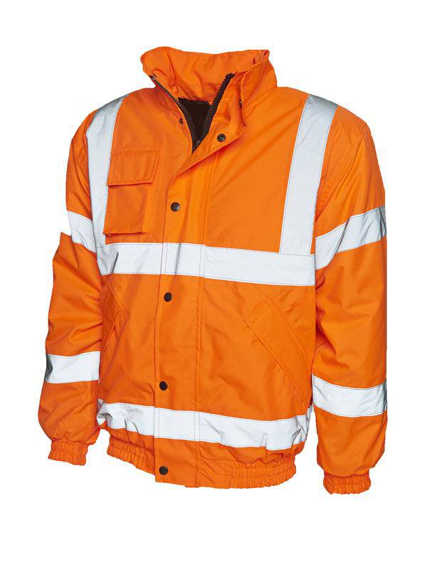 Epic Label Blousons Uneek Clothing UC804 High Visibility Bomber Jacket Mixte
