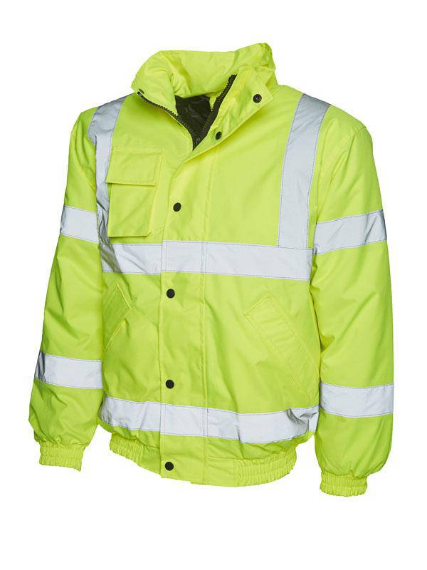 Epic Label Blousons Uneek Clothing UC804 High Visibility Bomber Jacket Mixte