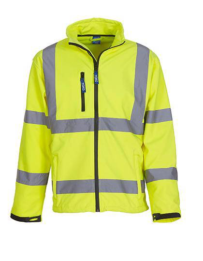Epic Label Blousons Yoko Hvk09 High Visibility 2 Bands & Braces Softshell Jacket