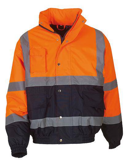 Epic Label Blousons Yoko Hvp218 High Visibility Two-Tone Bomber Jacket