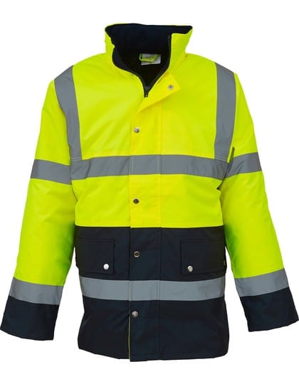 Epic Label Blousons Yoko Hvp302 High Visibility Two-Tone Motorway Jacket