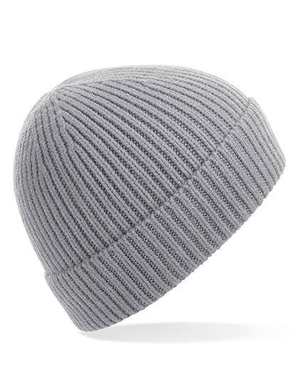 Epic Label Bonnets Beechfield B380 Bonnet En Maille Côtelée À Pinces Invisibles