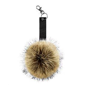 Epic Label Bonnets Beechfield B400 Porte-Clés Pop Pom En Fausse Fourrure