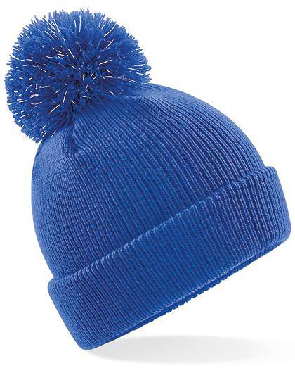 Epic Label Bonnets Beechfield B406b Bonnet À Pompon Réfléchissant Junior