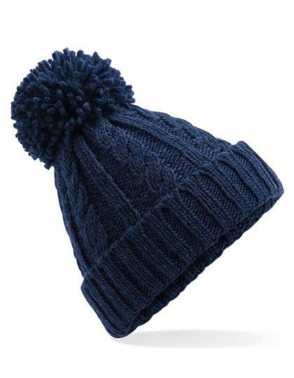 Epic Label Bonnets Beechfield B480 Bonnet En Laine Mélangée Torsadée