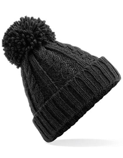 Epic Label Bonnets Beechfield B480 Bonnet En Laine Mélangée Torsadée