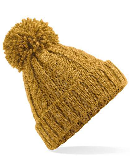Epic Label Bonnets Beechfield B480 Bonnet En Laine Mélangée Torsadée
