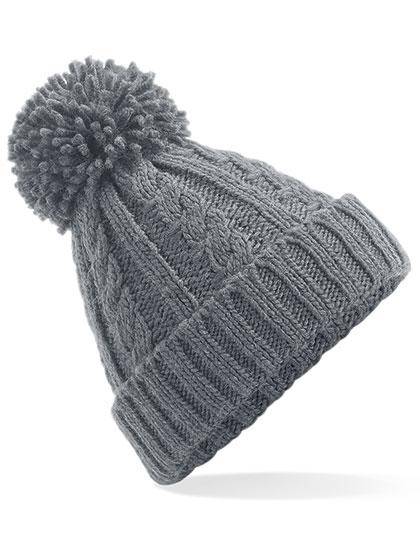 Epic Label Bonnets Beechfield B480 Bonnet En Laine Mélangée Torsadée