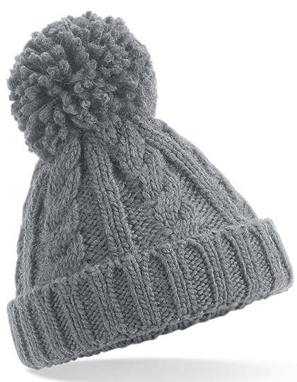 Epic Label Bonnets Beechfield B480A Infant Cable Knit Melange Beanie