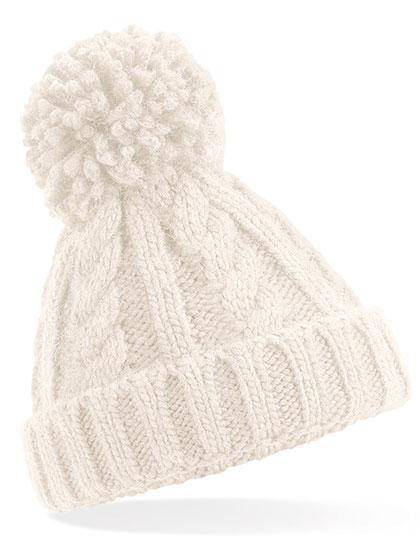 Epic Label Bonnets Beechfield B480A Infant Cable Knit Melange Beanie