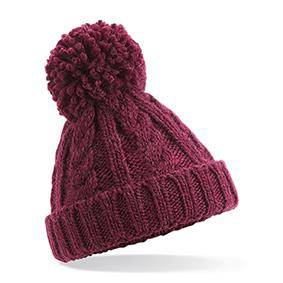 Epic Label Bonnets Beechfield B480A Infant Cable Knit Melange Beanie