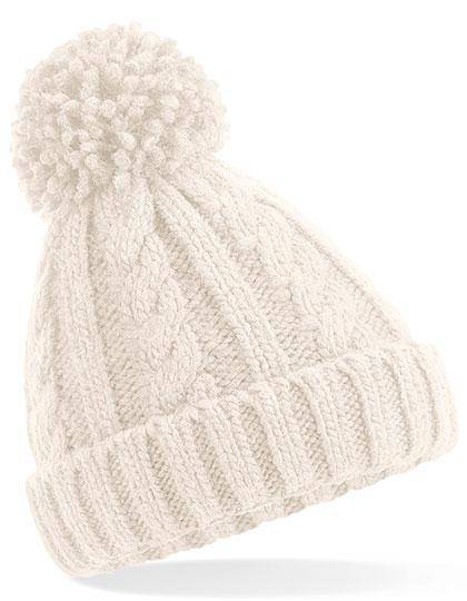 Epic Label Bonnets Beechfield B480B Junior Cable Knit Melange Beanie