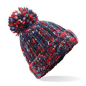 Epic Label Bonnets Beechfield B487 Bonnet Twister À Pompon