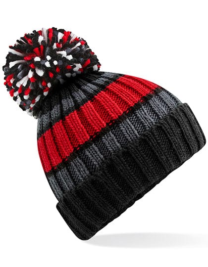 Epic Label Bonnets Beechfield CB392 Bonnet Hygge À Rayures
