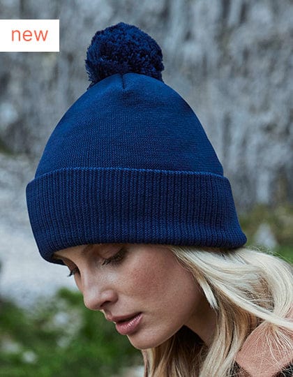 Epic Label Bonnets Beechfield CB450N Bonnet Snowstar En Coton Biologique