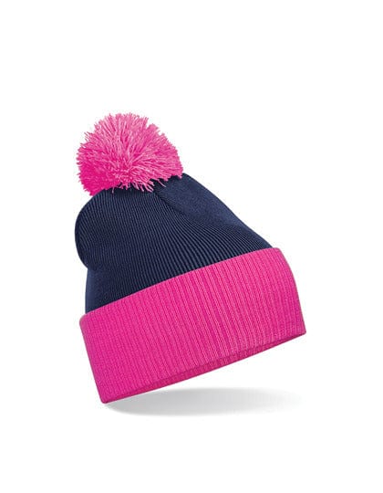 Epic Label Bonnets Beechfield CB451 Bonnet Snowstar À Deux Tons