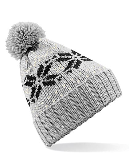 Epic Label Bonnets Beechfield CB456 Bonnet Snowstar Jacquard