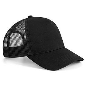 Epic Label Casquettes Beechfield B642 Casquette Filet Réglable À L'arrière En Micro-Knit