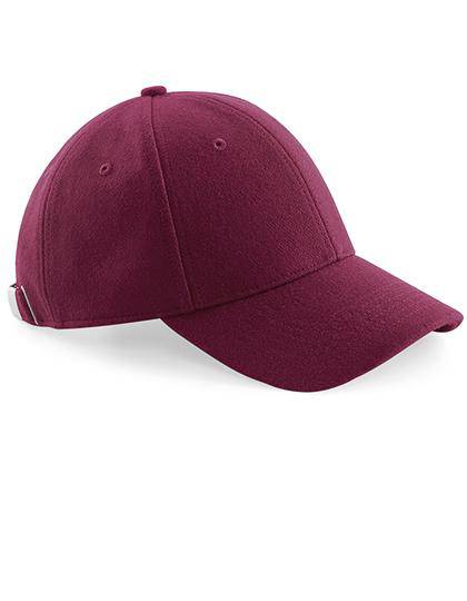 Epic Label Casquettes Beechfield B674 Casquette Melton En Laine 6 Panneaux