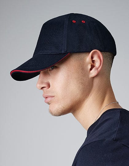 Epic Label Casquettes Beechfield CB15C Casquette Ultimate Sandwich À 5 Panneaux