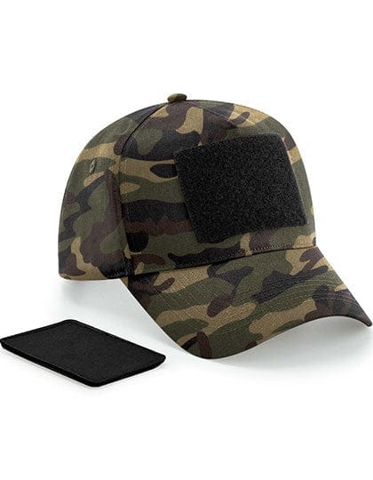 Epic Label Casquettes Beechfield CB638 Casquette À 5 Panneaux Avec Patch Amovible