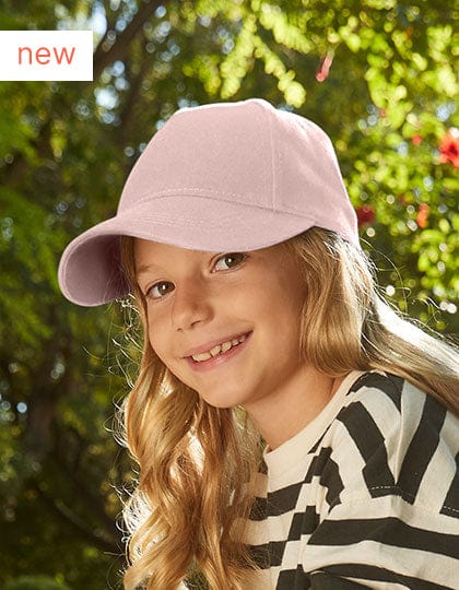 Epic Label Casquettes Beechfield CB63NB Casquette À 5 Panneaux Pour Enfant En Coton Biologique