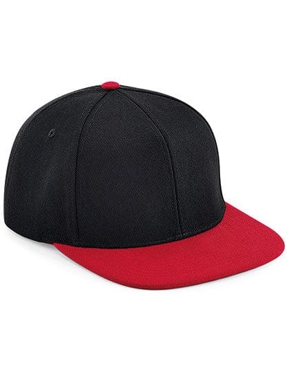 Epic Label Casquettes Beechfield CB661 Casquette Originale Réglable À L'arrière À 6 Panneaux Et Visière Plate