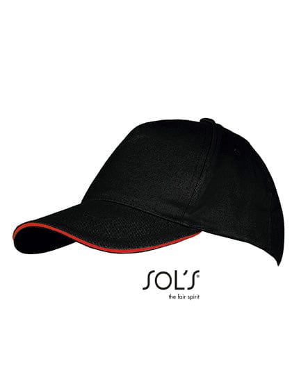 Epic Label Casquettes Sol´S Lc00594 Casquette Cinq Panneaux Long Beach