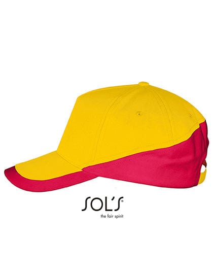 Epic Label Casquettes Sol´S Lc00595 Booster De Casquette Contrastée À 5 Panneaux