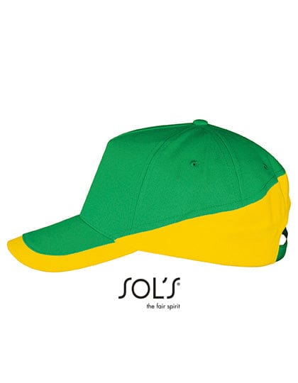 Epic Label Casquettes Sol´S Lc00595 Booster De Casquette Contrastée À 5 Panneaux