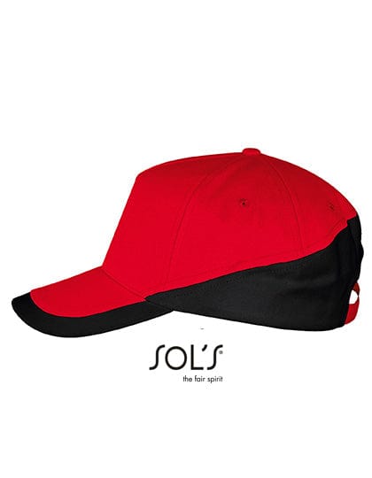Epic Label Casquettes Sol´S Lc00595 Booster De Casquette Contrastée À 5 Panneaux