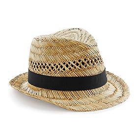 Epic Label Chapeaux Beechfield B730 Chapeau Mou De Plage En Paille