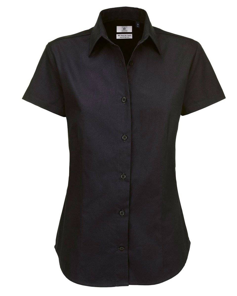 Epic Label Chemise Chemise à Manches Courtes En Sergé Sharp Pour Femme