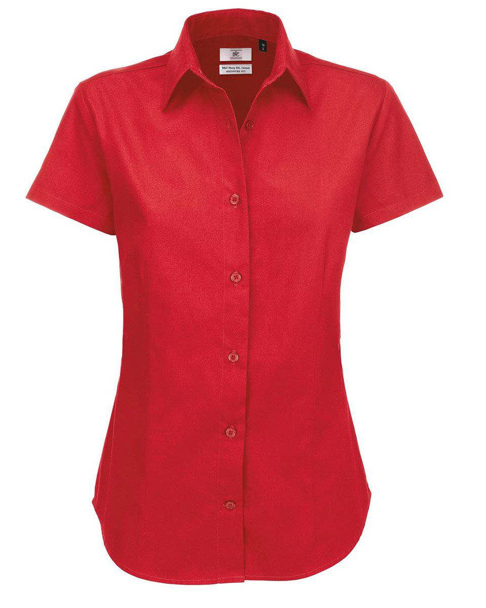 Epic Label Chemise Chemise à Manches Courtes En Sergé Sharp Pour Femme