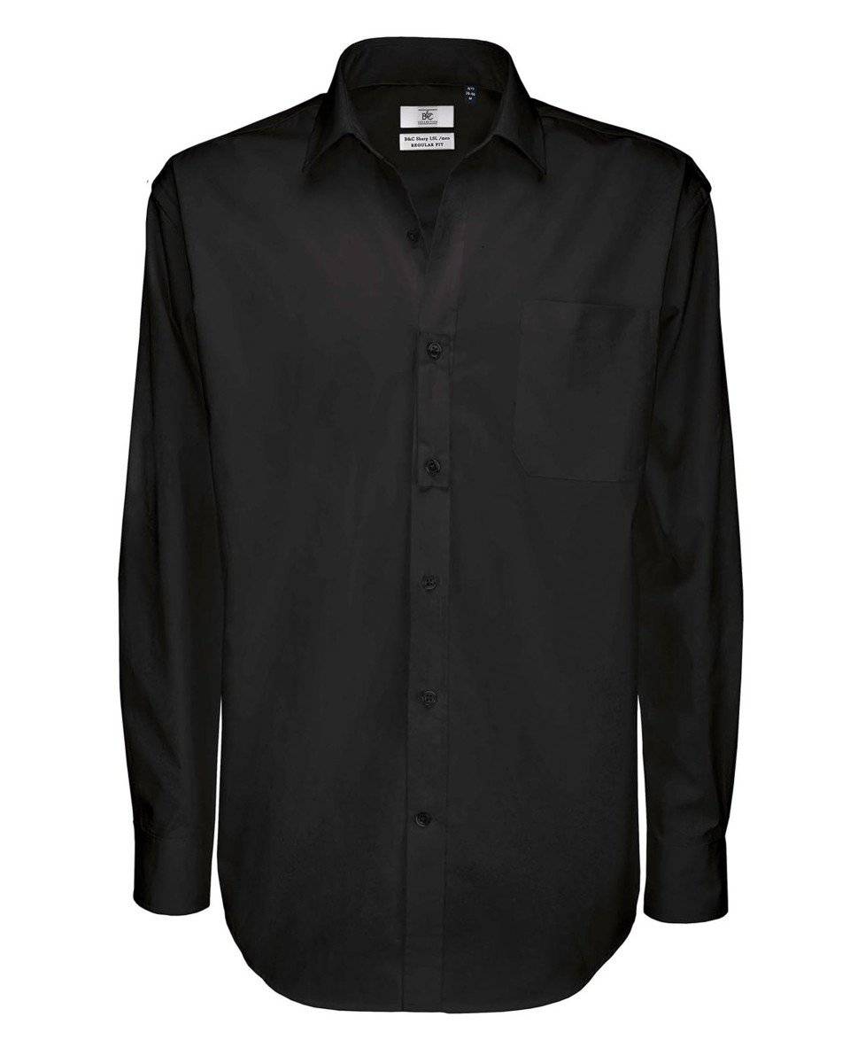 Epic Label Chemise Chemise à Manches Longues En Coton Sergé Sharp Pour Homme