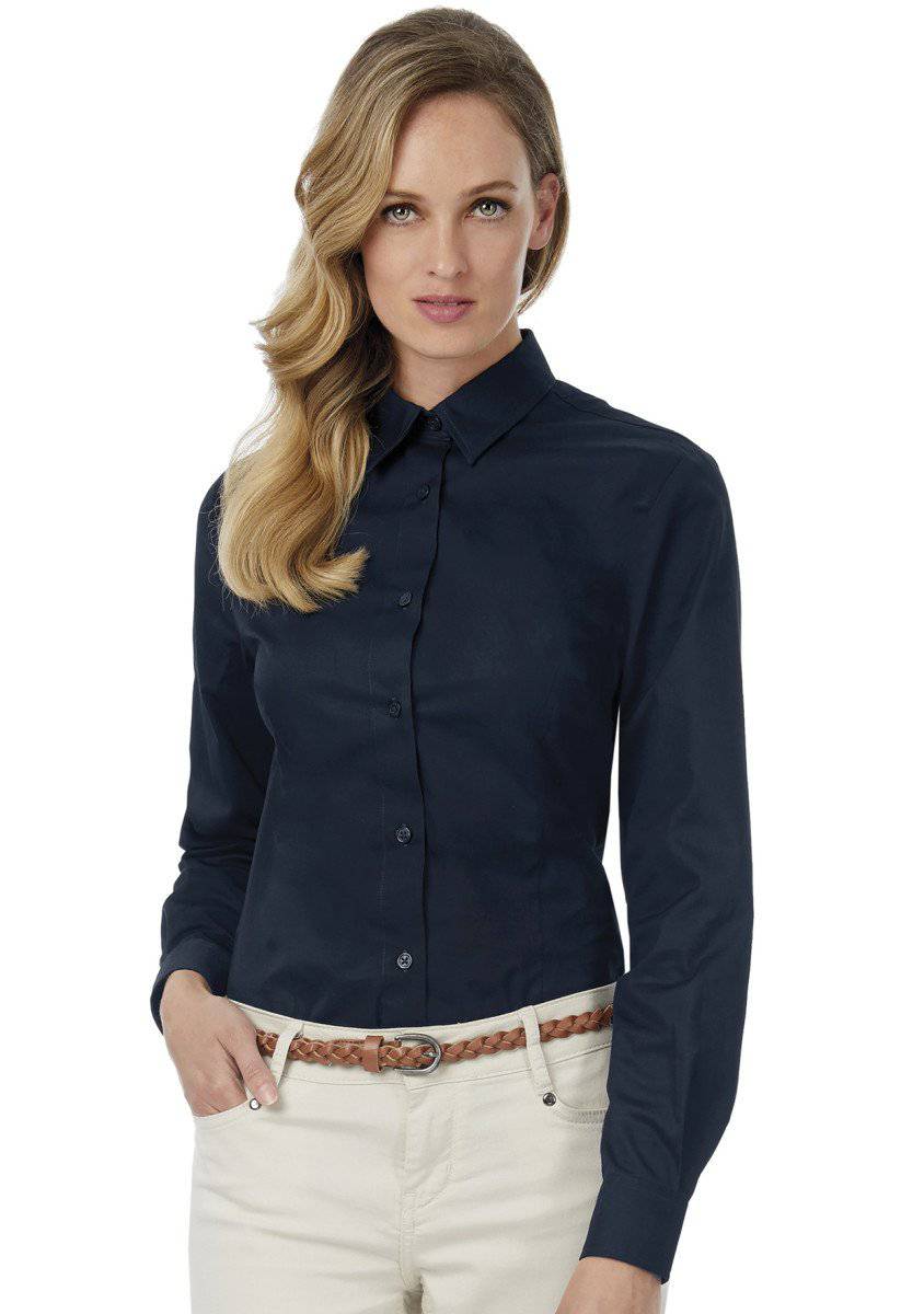 Epic Label Chemise Chemise à Manches Longues En Sergé Sharp Pour Femme