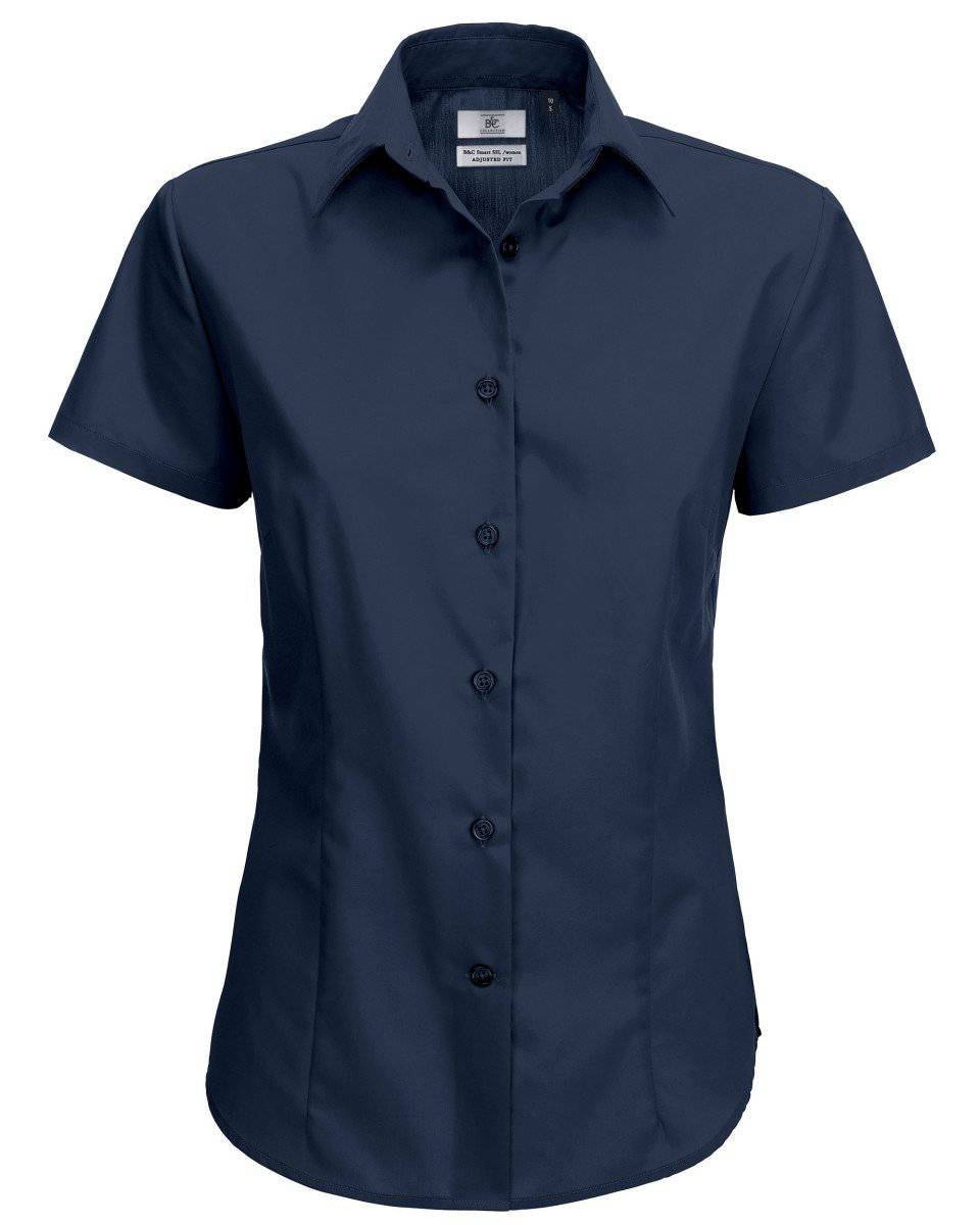 Epic Label Chemise Chemise En Popeline Smart à Manches Courtes Pour Femme