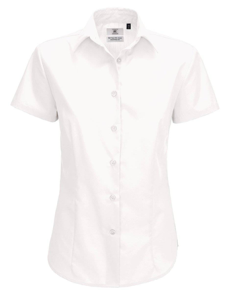 Epic Label Chemise Chemise En Popeline Smart à Manches Courtes Pour Femme